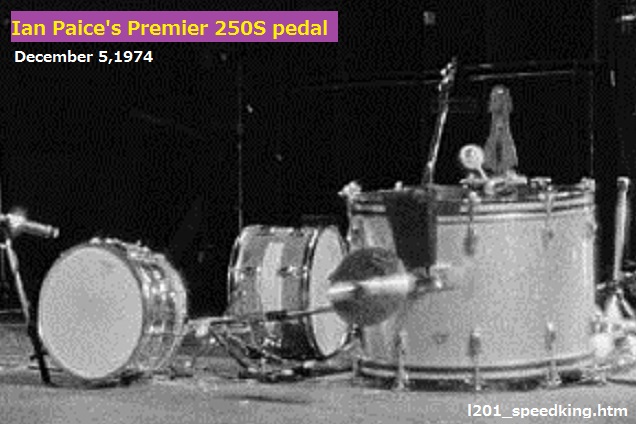 Premier 250S pedal of Ian Paice,1974