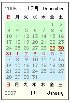 2005N1230`2006N14܂ŋxf 2