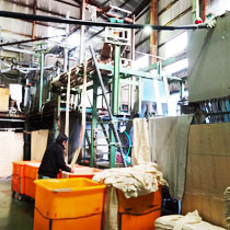 泉州タオルの製造過程写真