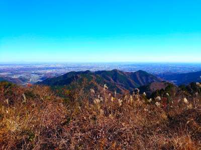 山頂からの関東平野